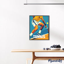 Charger l&#39;image dans la galerie, Affiche sportive Tennis
