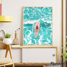 Charger l'image dans la galerie, Fille parmi les vagues