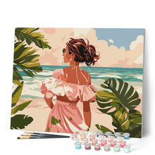 Charger l'image dans la galerie, Jolie fille au bord de la mer