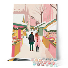 Charger l'image dans la galerie, Couple au Marché de Noël