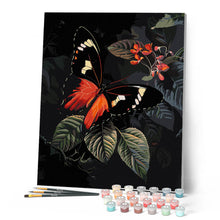 Charger l'image dans la galerie, Papillon Moneta Longwing et Feuillage