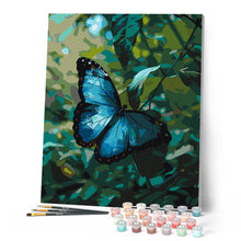 Charger l'image dans la galerie, Papillon Morpho Bleu