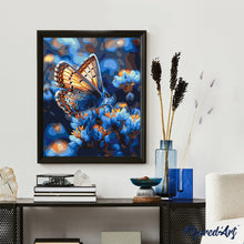 Charger l'image dans la galerie, Papillons et Fleurs bleues