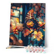 Charger l'image dans la galerie, Papillon et Fleurs de Cerisiers