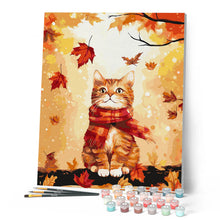 Charger l'image dans la galerie, Chat douillet en Automne