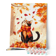 Charger l'image dans la galerie, Chat joueur en Automne