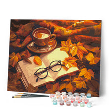 Charger l'image dans la galerie, Thé et livre en Automne