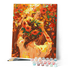Charger l'image dans la galerie, Jeune fille et Couronne d'Automne