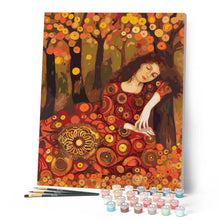 Charger l'image dans la galerie, Femme en  Automne inspirée de Klimt