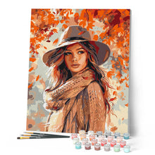 Charger l'image dans la galerie, Femme dans le vent d'Automne