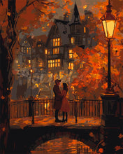 Charger l&#39;image dans la galerie, Peinture par numéros Figured&#39;Art Soirée amoureuse en Automne