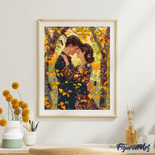 Charger l'image dans la galerie, Étreinte d'Automne inspirée de Klimt