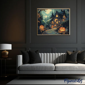 La maison hantée d'Halloween