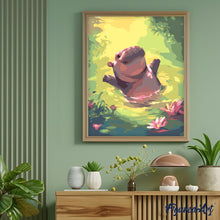 Charger l&#39;image dans la galerie, Hippopotame Nageur