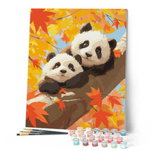 Charger l'image dans la galerie, Bébés Pandas en Automne