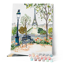 Charger l'image dans la galerie, Aquarelle Jardin de Paris