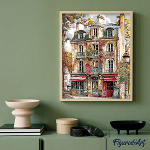 Façades vintage de Paris