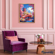 Charger l'image dans la galerie, Pont Rouge et Cerisiers en Fleurs