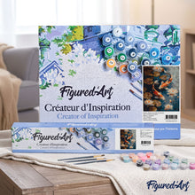 Charger l'image dans la galerie, Carpe Koï Vintage et Fleurs