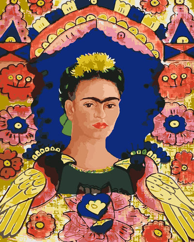 Peinture par numéros Figured'Art Frida - Le Cadre