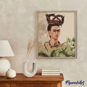 Frida - Autoportrait avec tresse