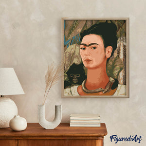Frida - Autoportrait au singe 1938