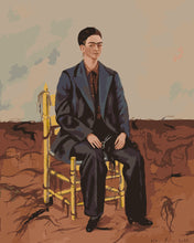 Charger l&#39;image dans la galerie, Peinture par numéros Figured&#39;Art Frida - Autoportrait aux cheveux bouclés