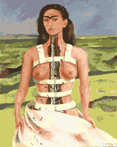 Peinture par numéros Figured'Art Frida - La Colonne brisée