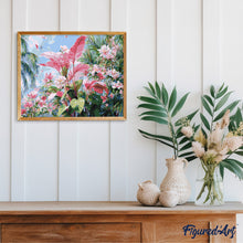 Charger l&#39;image dans la galerie, Floraison rose tropicale