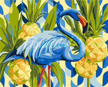 Charger l&#39;image dans la galerie, Peinture par numéros Figured&#39;Art Flamant bleu