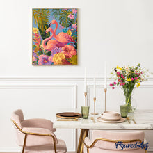 Charger l'image dans la galerie, Flamants roses jumeaux
