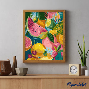 Mélange de fruits tropicaux