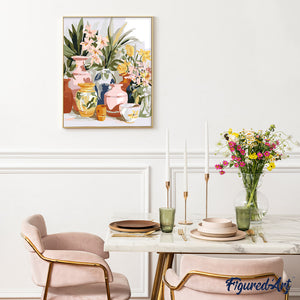 Poteries et Fleurs