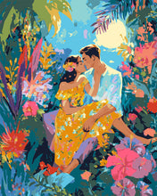 Charger l&#39;image dans la galerie, Peinture par numéros Figured&#39;Art Romance tropicale