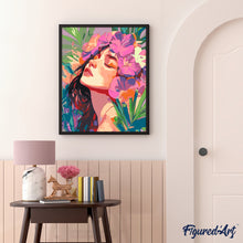 Charger l&#39;image dans la galerie, Jolie fille fleurie