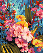 Charger l&#39;image dans la galerie, Peinture par numéros Figured&#39;Art Orchidées tropicales