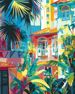 Peinture par numéros Figured'Art Jungle urbaine