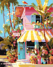 Charger l&#39;image dans la galerie, Peinture par numéros Figured&#39;Art Fleuriste tropical