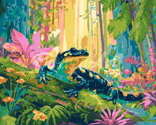 Charger l&#39;image dans la galerie, Peinture par numéros Figured&#39;Art Salamandre des Bois