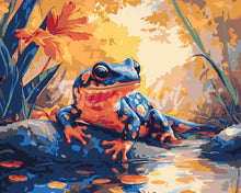 Charger l&#39;image dans la galerie, Peinture par numéros Figured&#39;Art Salamandre Lunatique