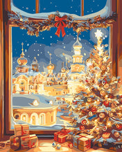 Charger l&#39;image dans la galerie, Peinture par numéros Figured&#39;Art Lumière de la Veillée de Noël