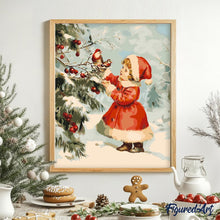 Charger l&#39;image dans la galerie, Mignonne petite Fille de Noël