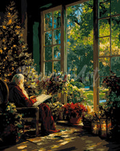 Charger l&#39;image dans la galerie, Peinture par numéros Figured&#39;Art Moment de Calme du Père Noël