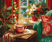 Charger l&#39;image dans la galerie, Peinture par numéros Figured&#39;Art Coin Café Festif