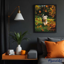Charger l&#39;image dans la galerie, Chiot joyeux en automne