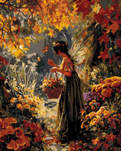 Charger l&#39;image dans la galerie, Peinture par numéros Figured&#39;Art Fée du jardin d&#39;automne