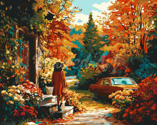 Peinture par numéros Figured'Art Adieu en automne