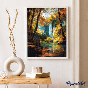 Cascade d'automne