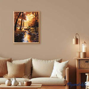 Ruisseau doré d'automne