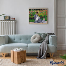 Charger l'image dans la galerie, Camille Monet et un enfant au jardin à Argenteuil - Monet